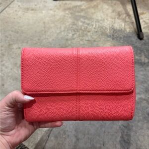 Thirty-One Vibrant Coral Clutch